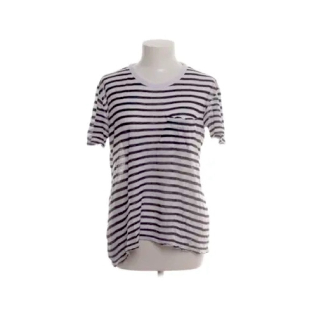 T by Alexander Wang Striped Short Sleeve Tee